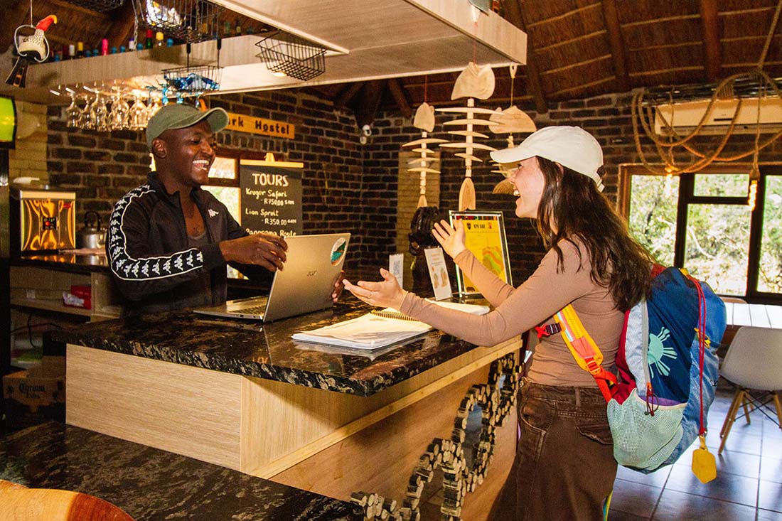 Checking In At The Hostel